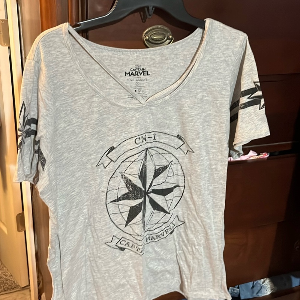 Captain Marvel adorable tshirt
